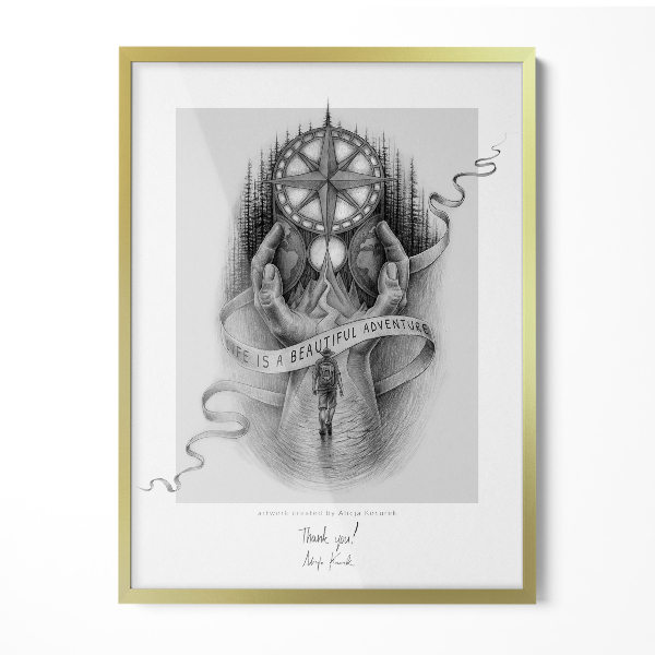 Arany Fali Képkeret 60x80