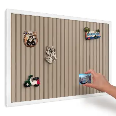 Keretes fém mágnestábla meleg minimalista stílusban