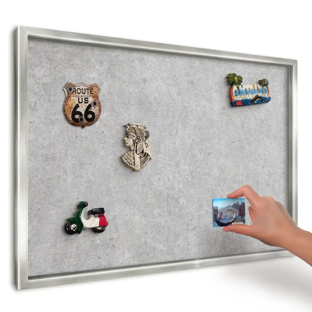 Elegáns szürke textúrájú nyomtatott fali mágnestábla