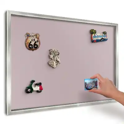 Finom rózsaszín minimalista mintás fali mágnestábla