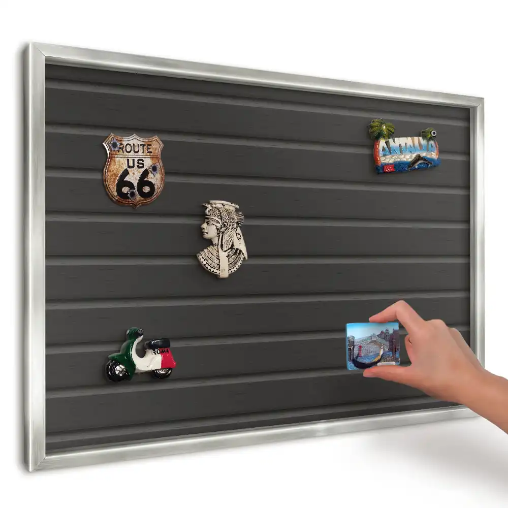 Modern sötét panelek mintás dekoratív fali mágnestábla