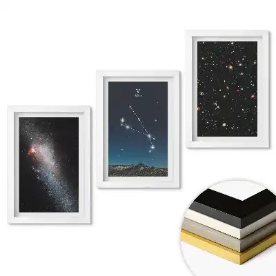 Keretezett kép szett Az univerzum kozmikus szépsége képekben