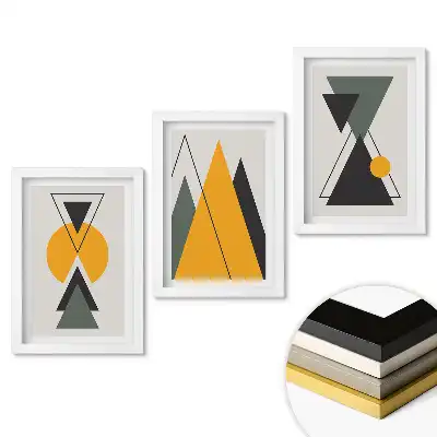 Modern geometrikus falikép összeállítás