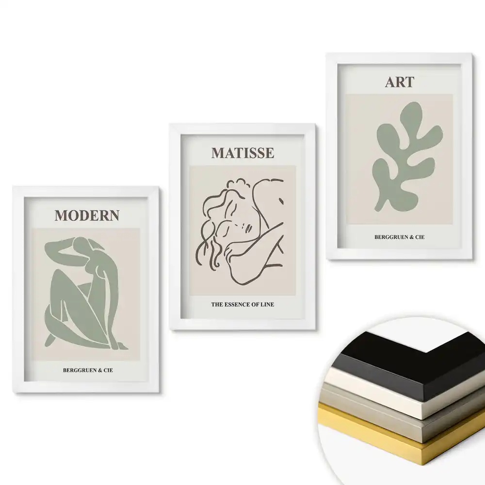 Stílusos grafika modern művészet ihlette falikép összeállítás