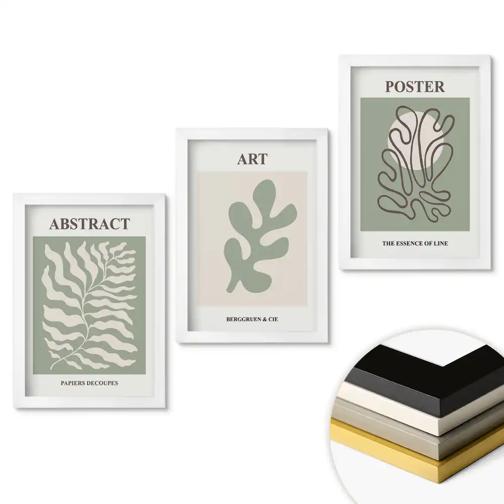 Fali kép összeállítás Modern grafika absztrakt formákkal