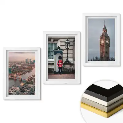 Fali kép összeállítás London látképe három képen