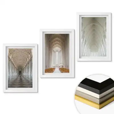Fali kép összeállítás Az építészet eleganciája minimalista stílusban