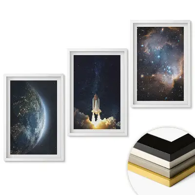 Keretezett kép szett Űrutazás galaxisokon keresztül