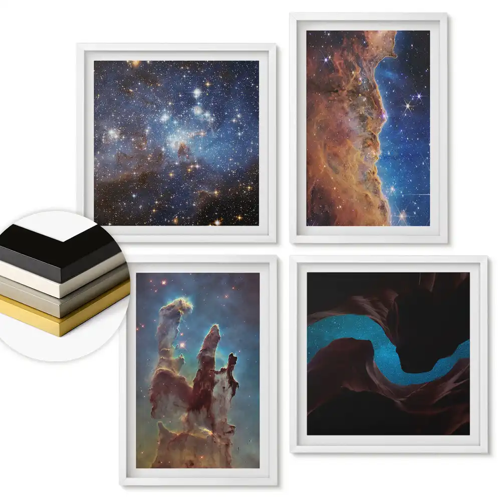 Fali kép összeállítás Kozmikus szépség: galaxisok és ködök