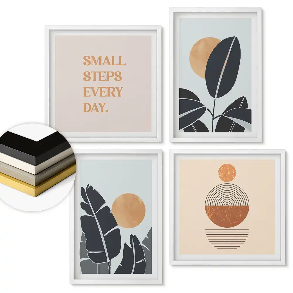 Fali kép összeállítás Minimalista inspirációk az otthonodba