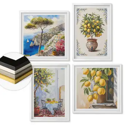 Fali kép összeállítás Citrus inspirációk az olasz festészetben