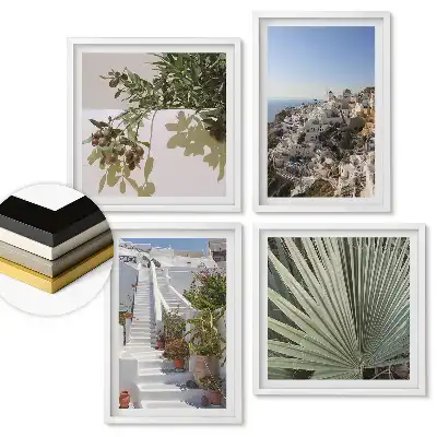 Santorini tájai fali kép összeállítás