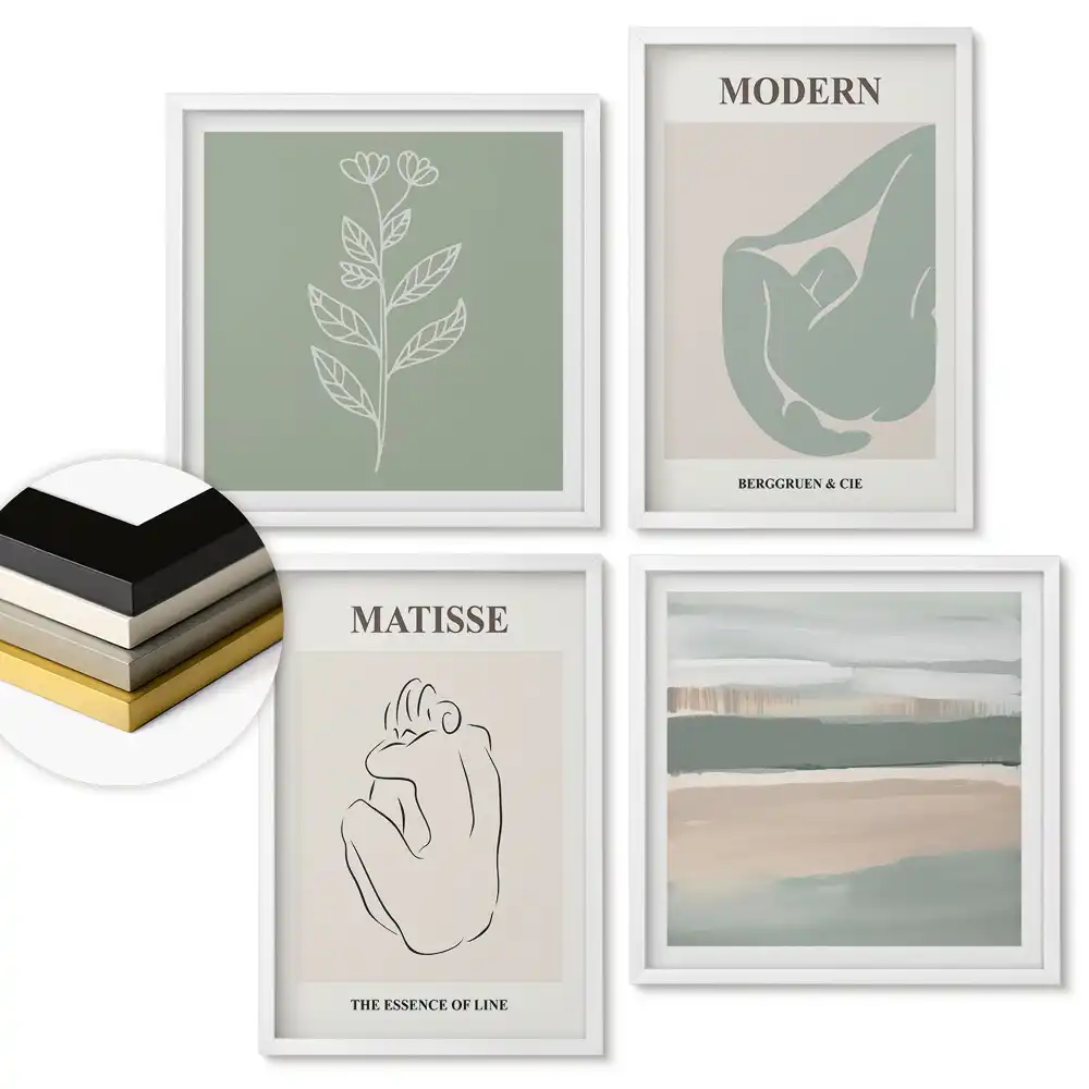 Fali kép összeállítás Modern inspirációk a grafikában