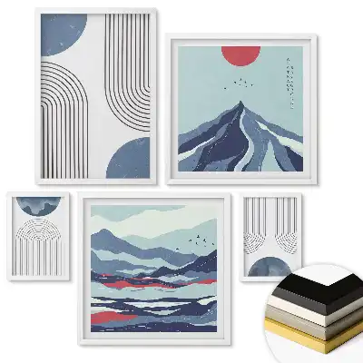 Fali galéria készlet Citrom varázs különböző változatokban