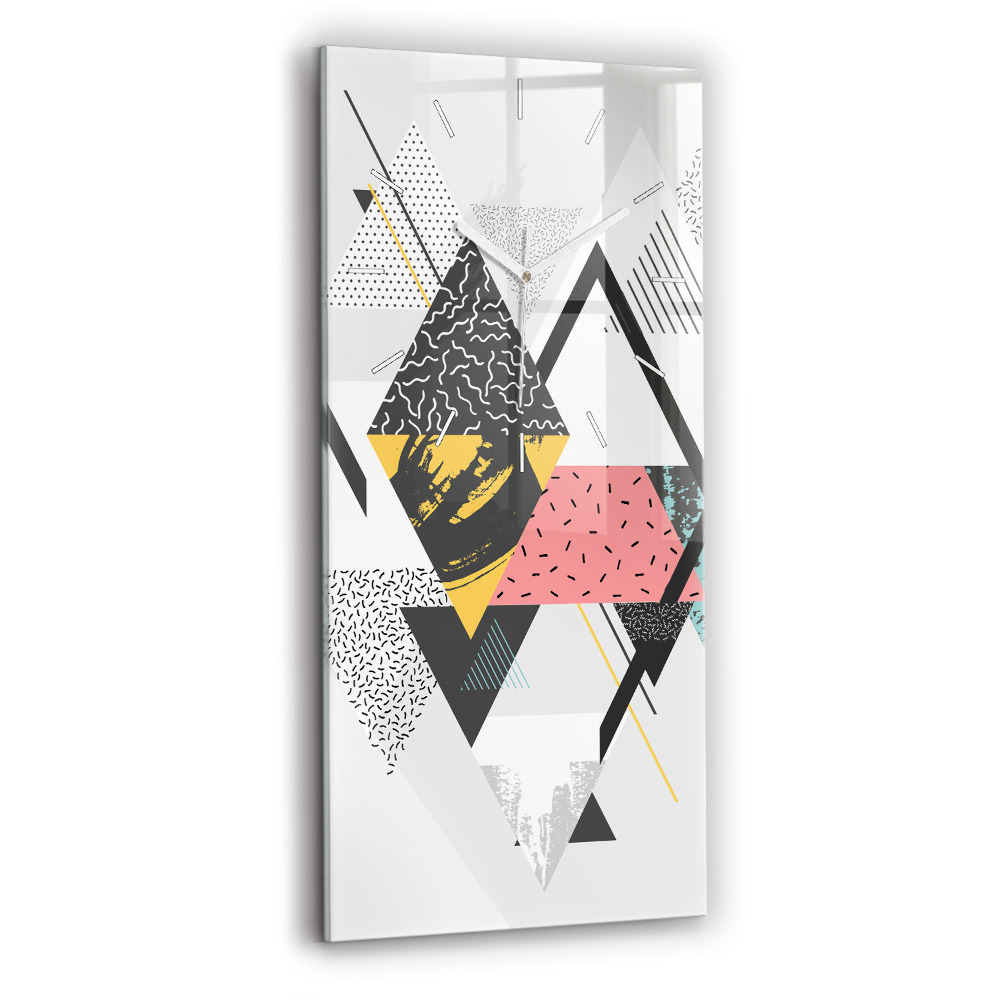 Téglalap alakú üvegóra Geometrikus minta