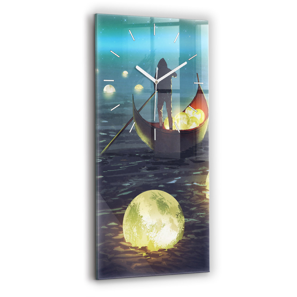 Négyszögletes üvegóra Absztrakció