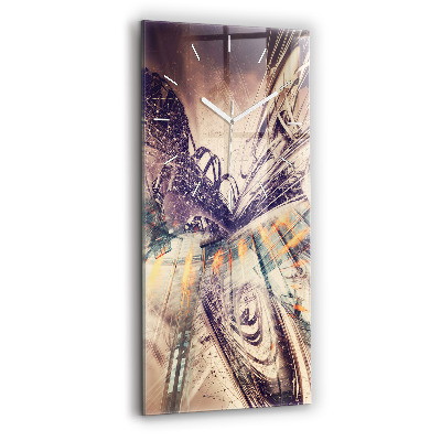 Téglalap alakú üvegóra Absztrakt mechanizmus