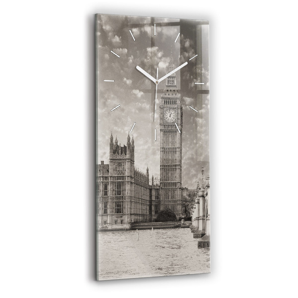 Négyszögletes üvegóra London Anglia Big Ben