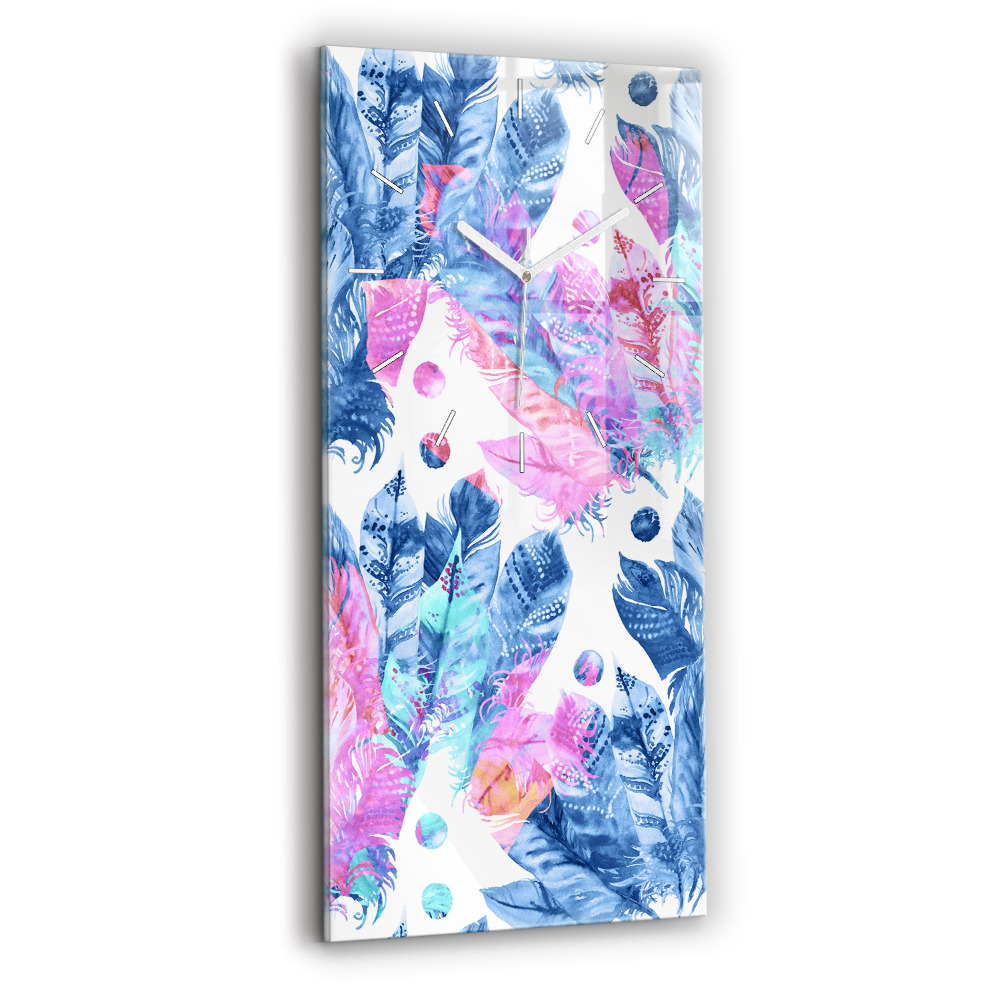 Téglalap alakú üvegóra Színes tollak