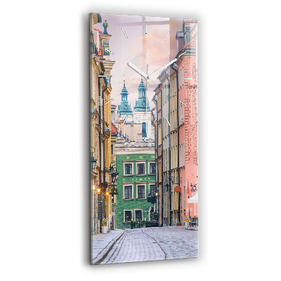 Téglalap alakú üvegóra Varsó óvárosa