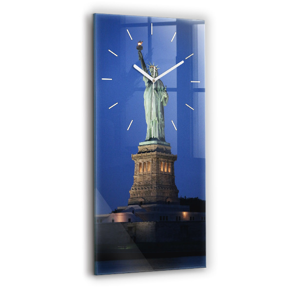 Négyszögletes üvegóra Szabadságszobor New York