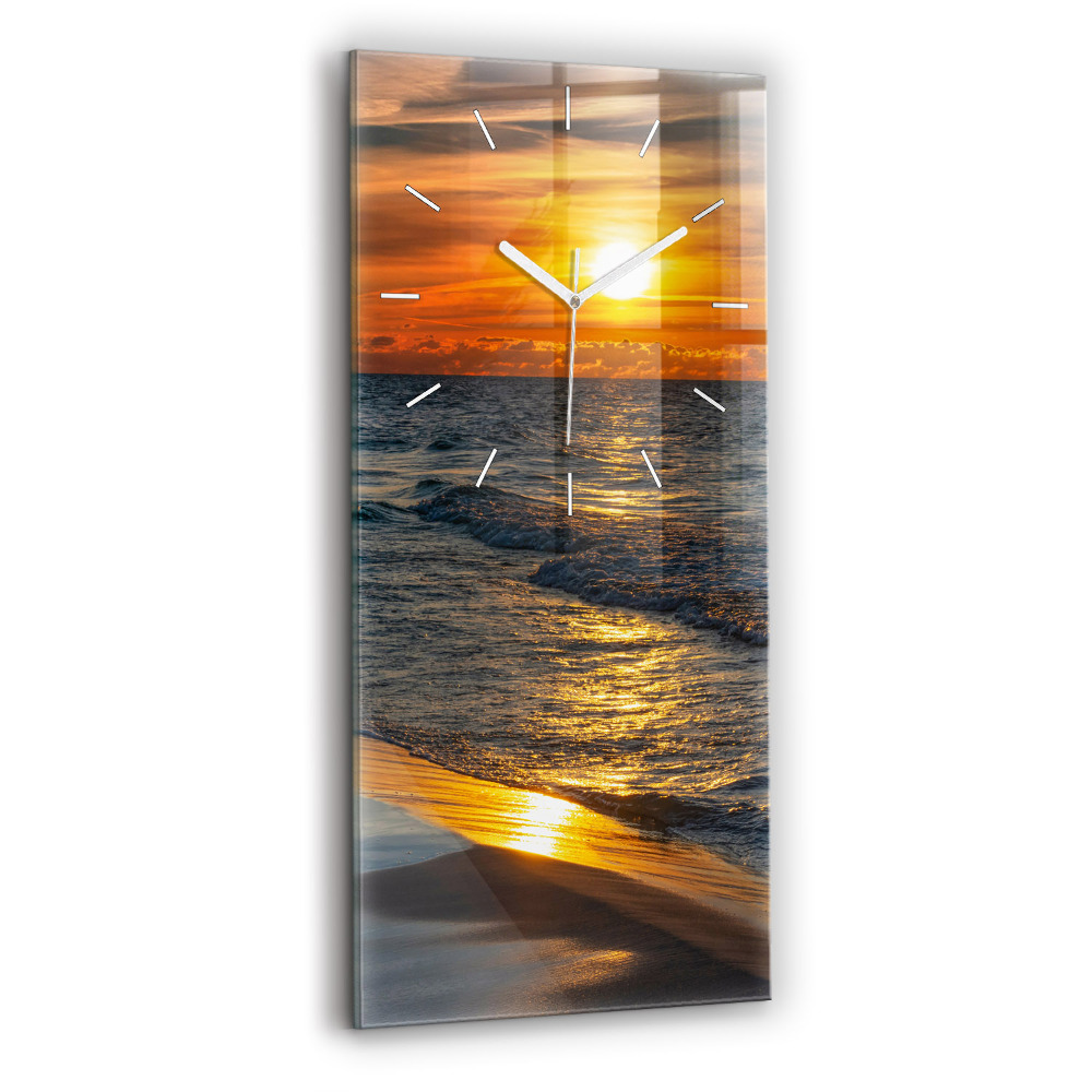 Négyszögletes üvegóra Władysławowo Balti-tenger