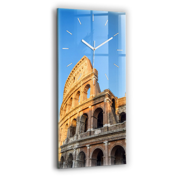 Négyszögletes üvegóra Colosseum Rómában