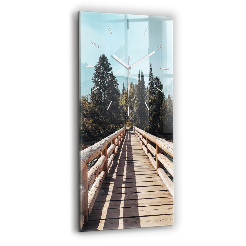 Négyszögletes üvegóra Hegyek Yellowstone-ban