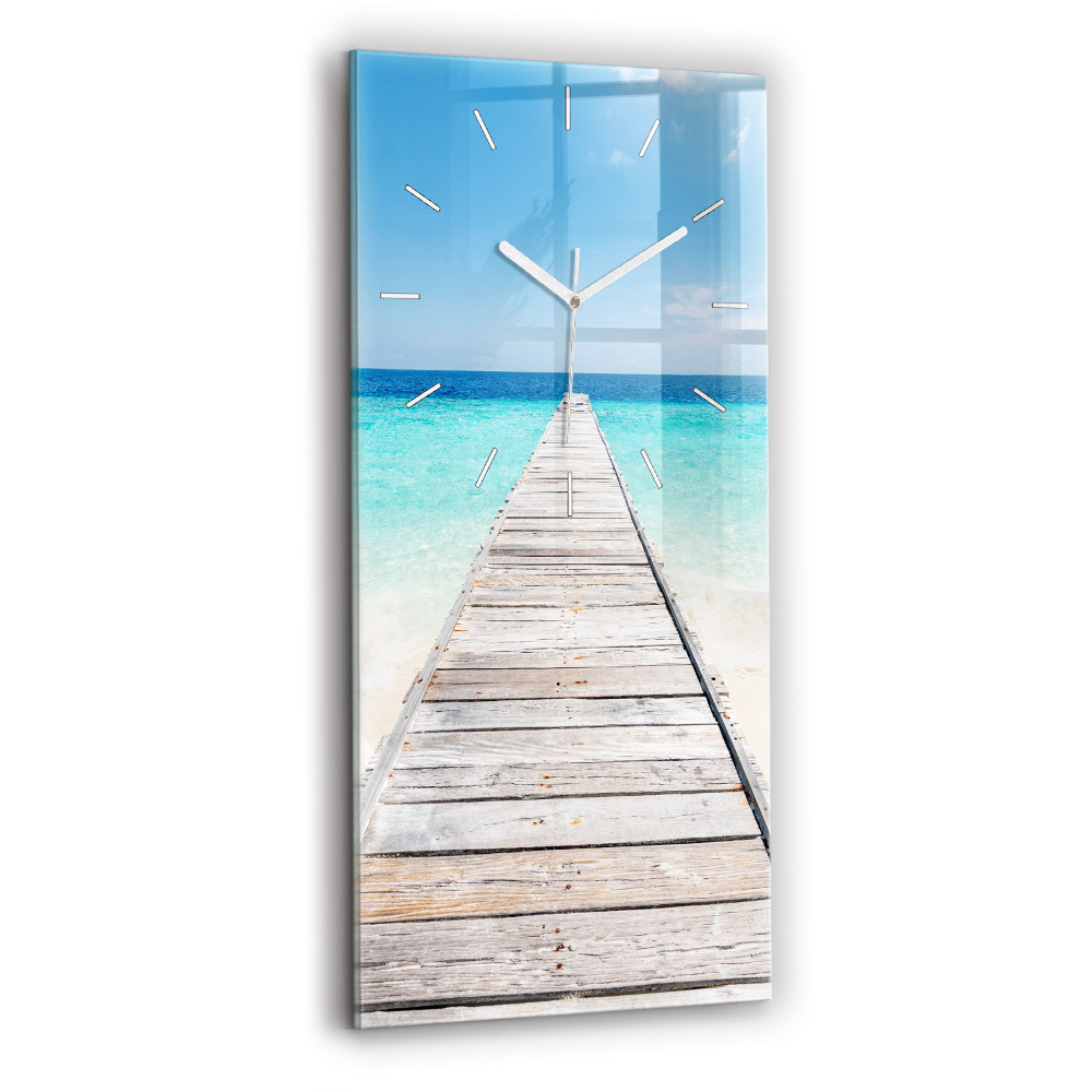 Négyszögletes üvegóra Trópusi sziget