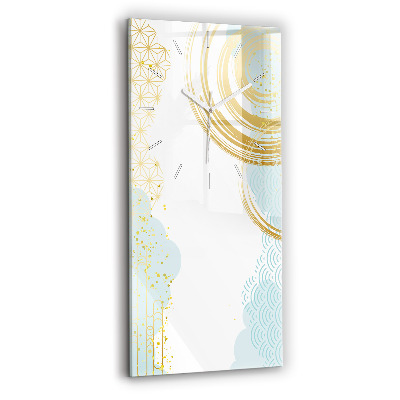 Négyszögletes üvegóra Dekoratív minta