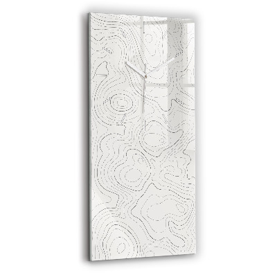 Négyszögletes üvegóra Foltok absztrakt