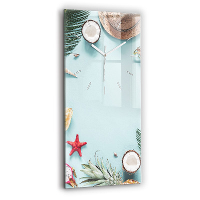 Téglalap alakú üvegóra Nyári kompozíció