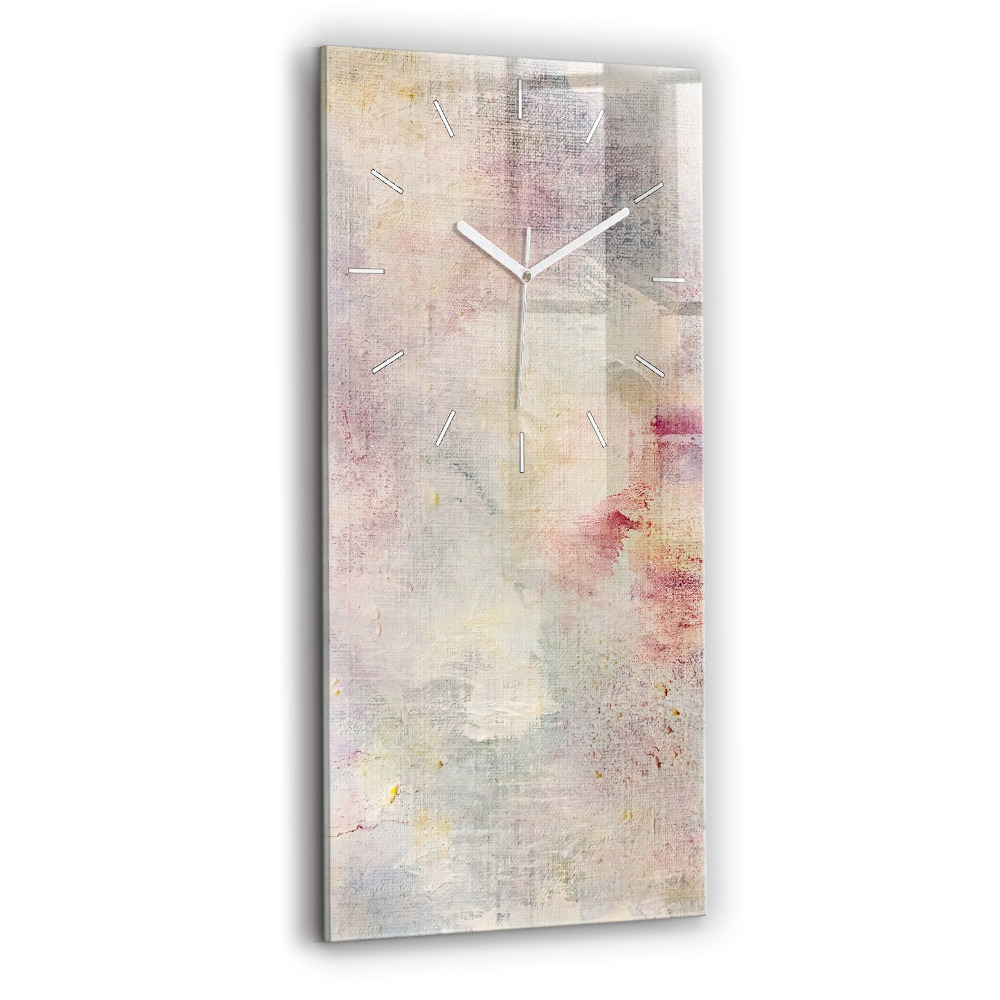 Téglalap alakú üvegóra Festett absztrakció