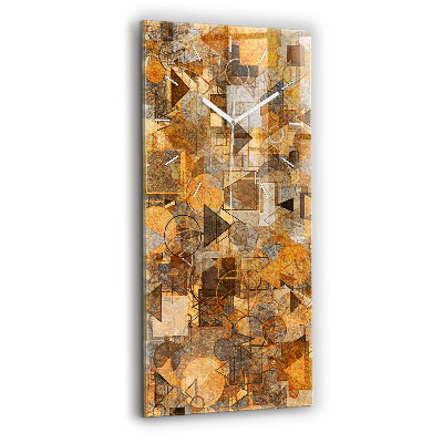 Négyszögletes üvegóra Geometrikus formák