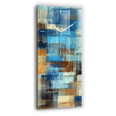 Négyszögletes üvegóra Színes háttér - absztrakt