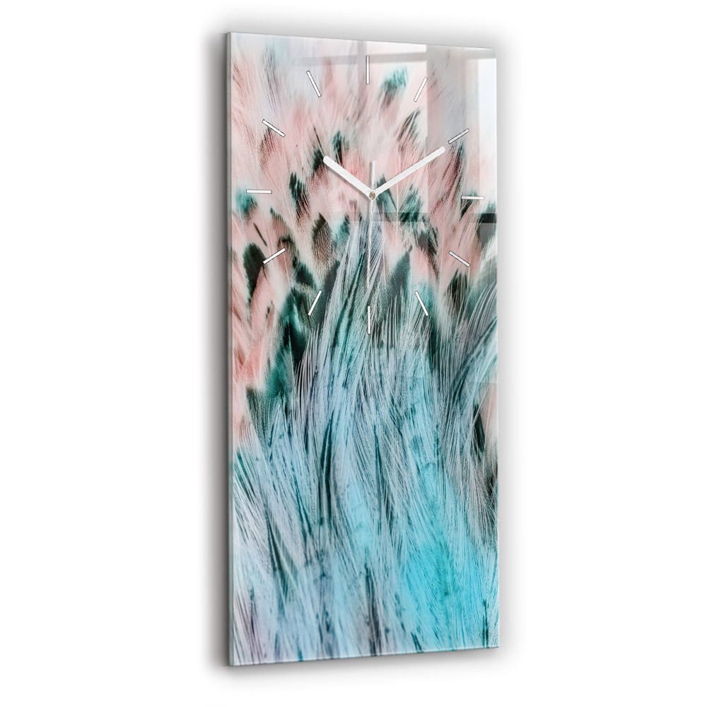 Téglalap alakú üvegóra Színes tollak