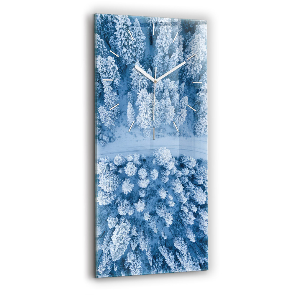 Téglalap alakú üvegóra Erdő drónról