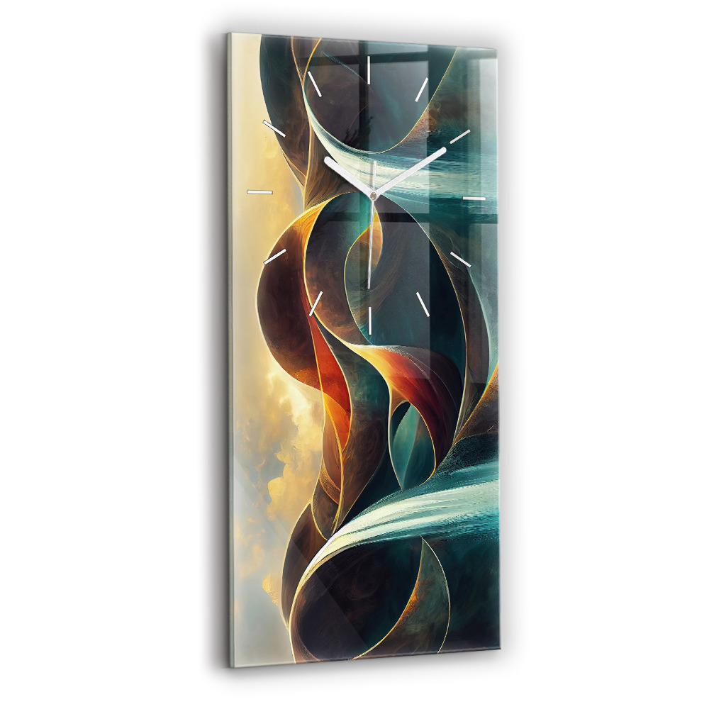 Négyszögletes üvegóra Folyó vízesés