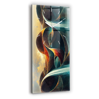 Négyszögletes üvegóra Folyó vízesés