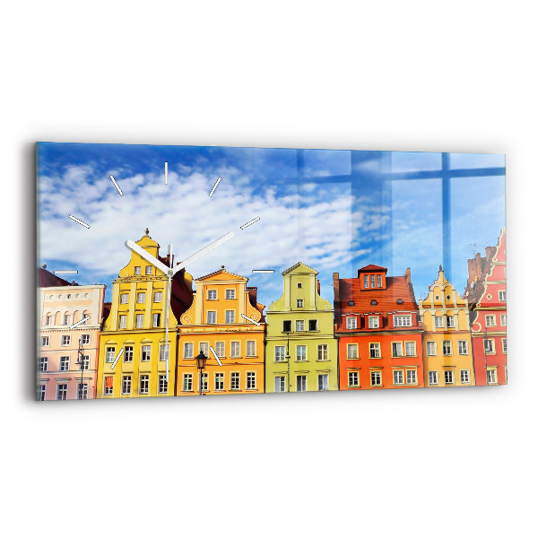 Vízszintes üvegóra Wroclaw - Óváros