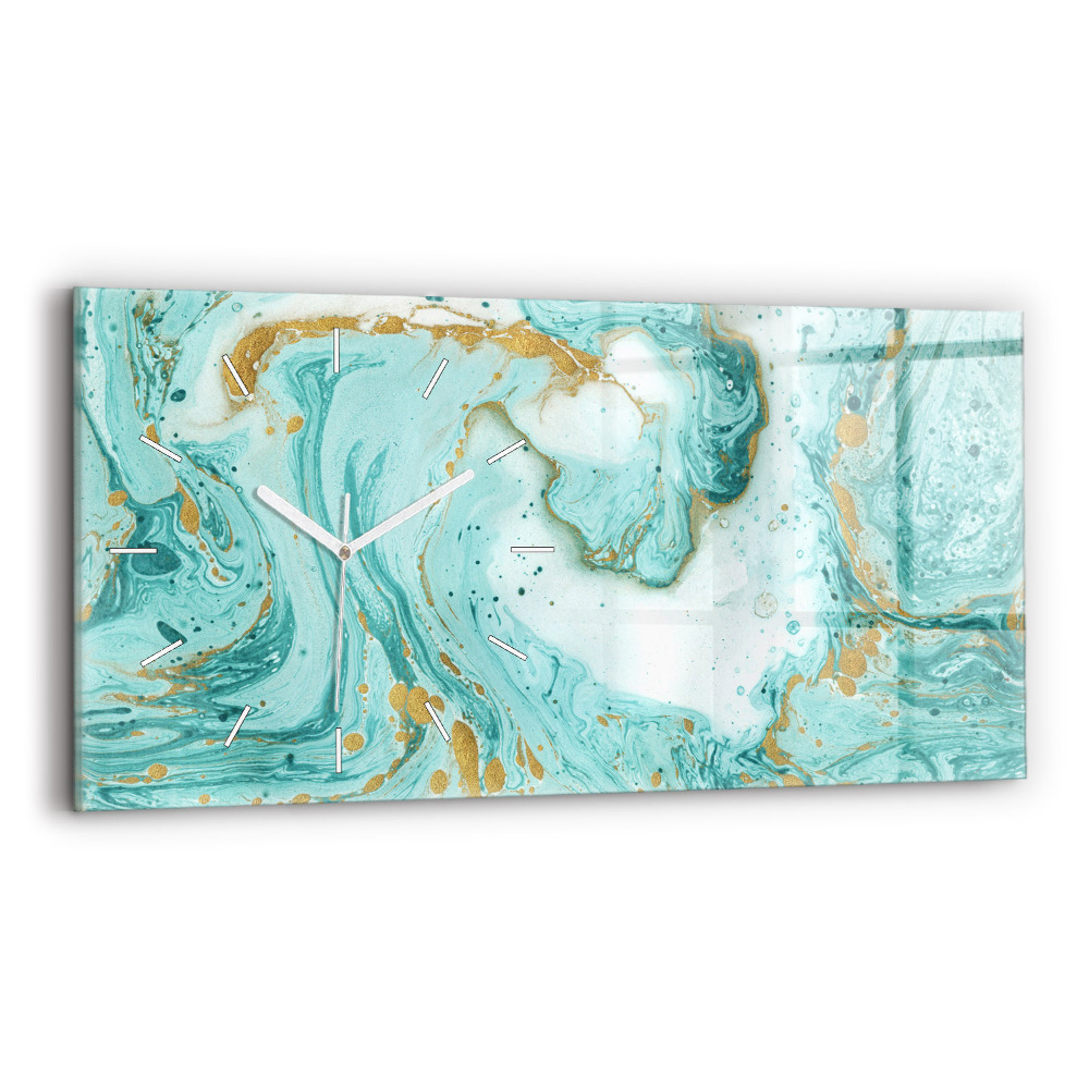 Vízszintes üvegóra Márvány textúra