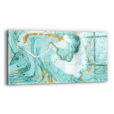 Vízszintes üvegóra Márvány textúra