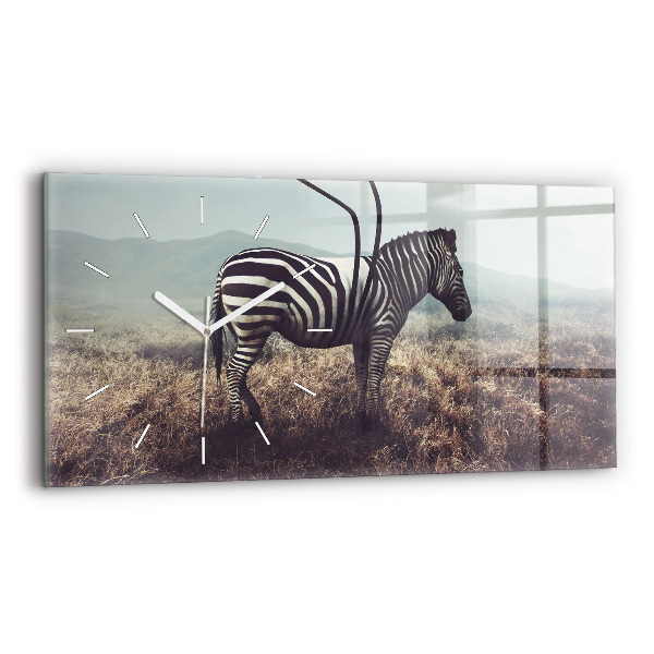 Vízszintes üvegóra Zebra - Absztrakció