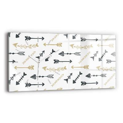 Vízszintes üvegóra Geometrikus csípőminta