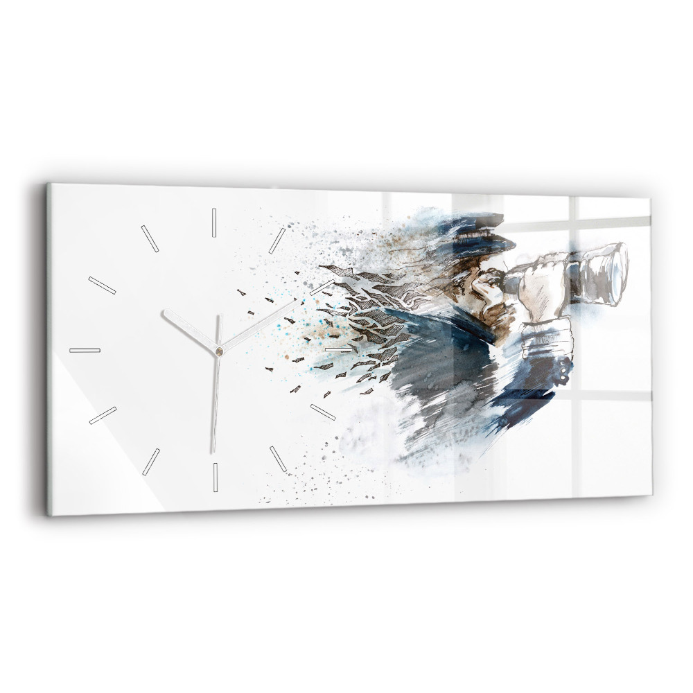 Vízszintes üvegóra Hajókapitány távcsővel