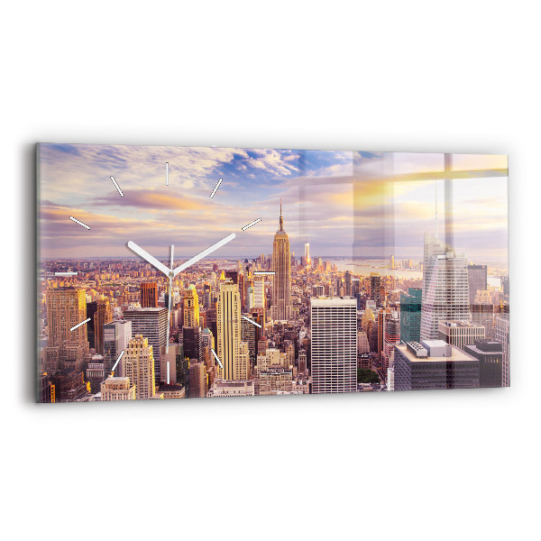 Üvegóra vízszintesen Naplemente New York