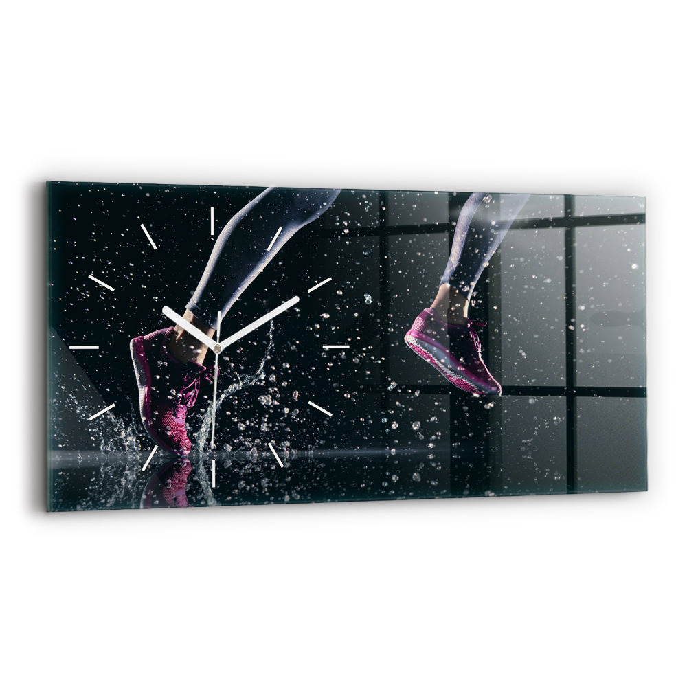 Vízszintes üvegóra Egészséges életmód és futás