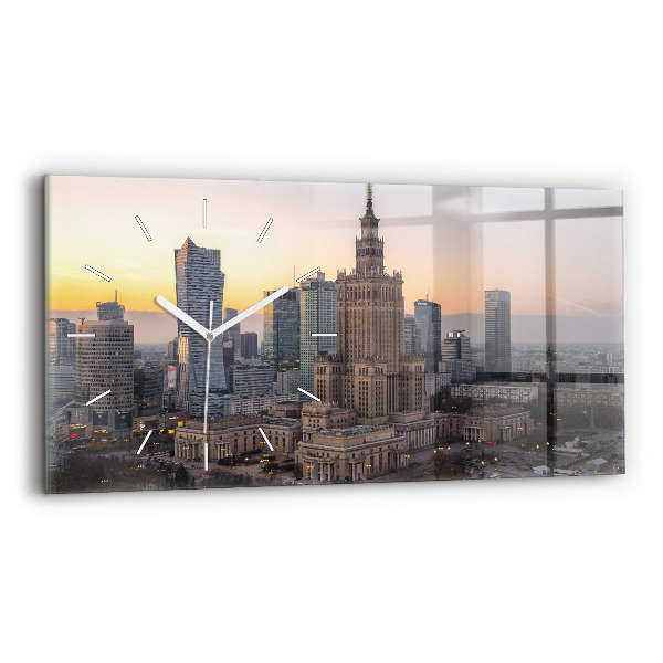 Üvegóra vízszintesen Varsói panoráma