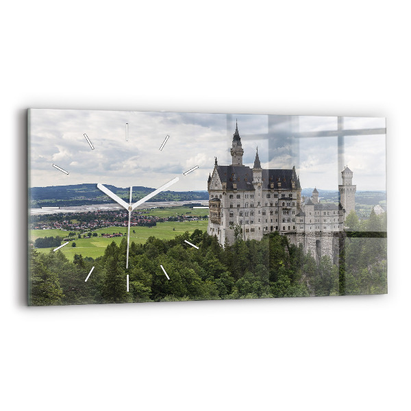 Vízszintes üvegóra Neuschwanstein kastély
