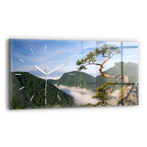 Üvegóra vízszintesen Sokolica-csúcs a Pieniny-hegységben